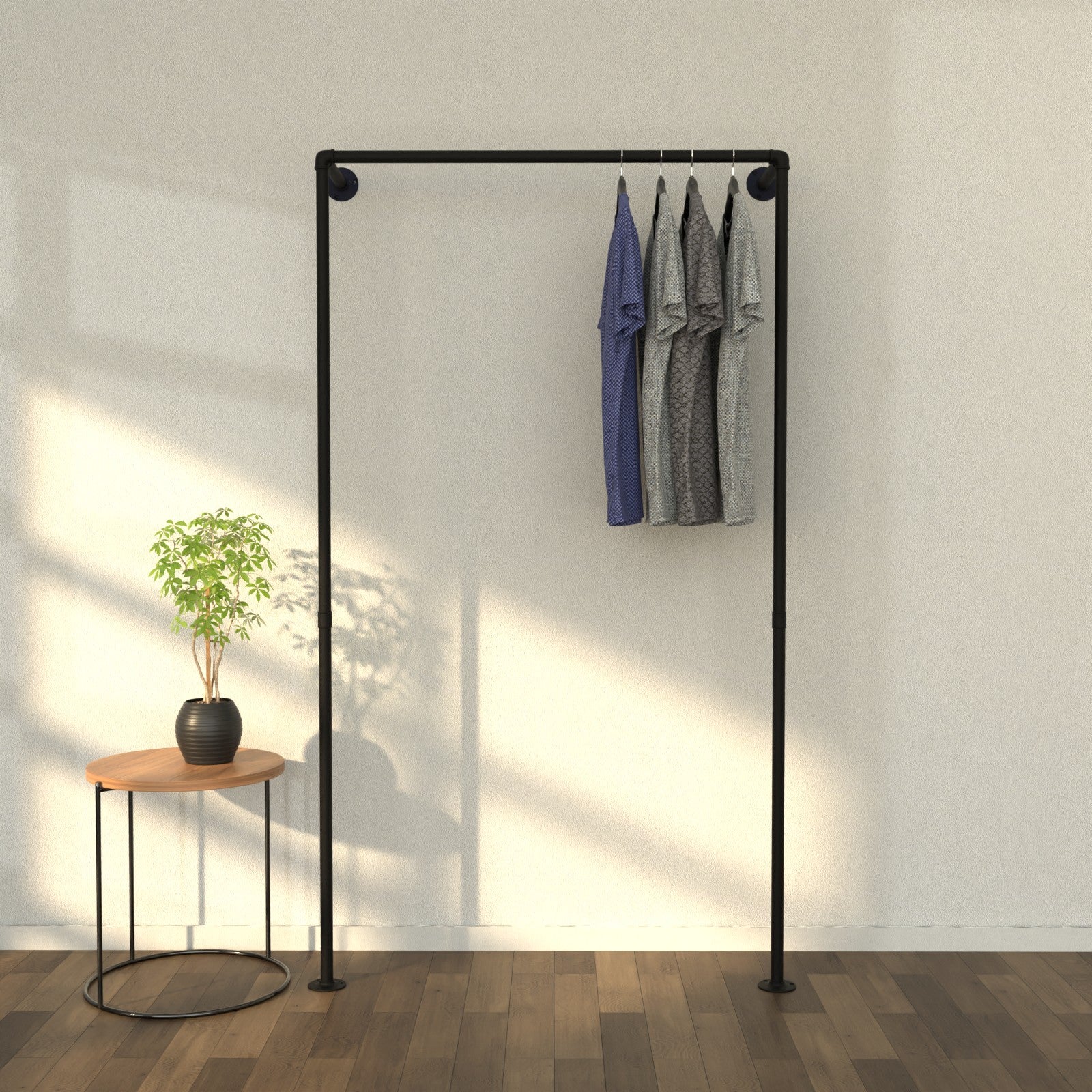 WallWard Open Wardrobe - Sleek Wall-Mounted Design for Modern Living ...