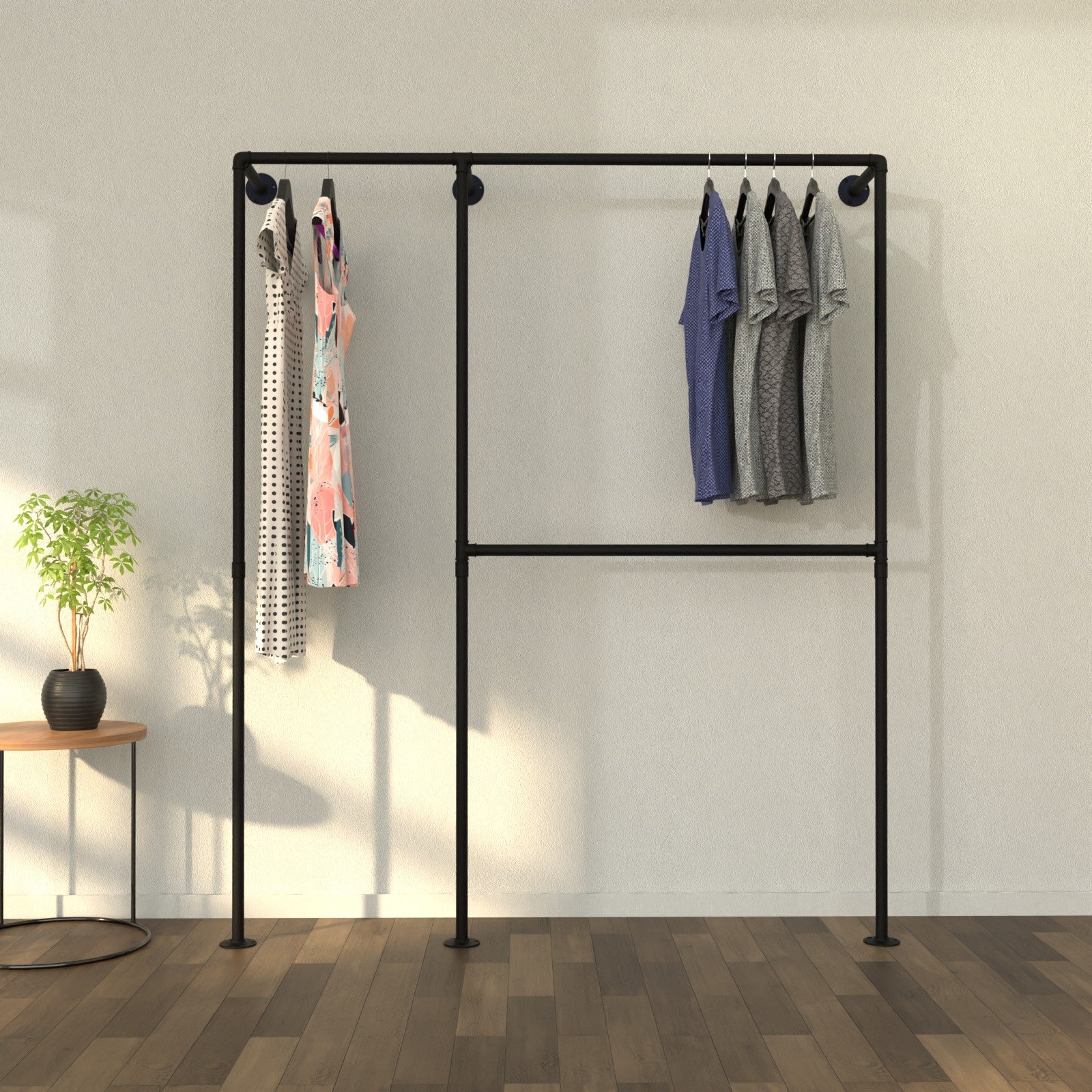 Extend Rack DressDuo Clothes Rack - Premium Wall-Mounted Design for Extended ...