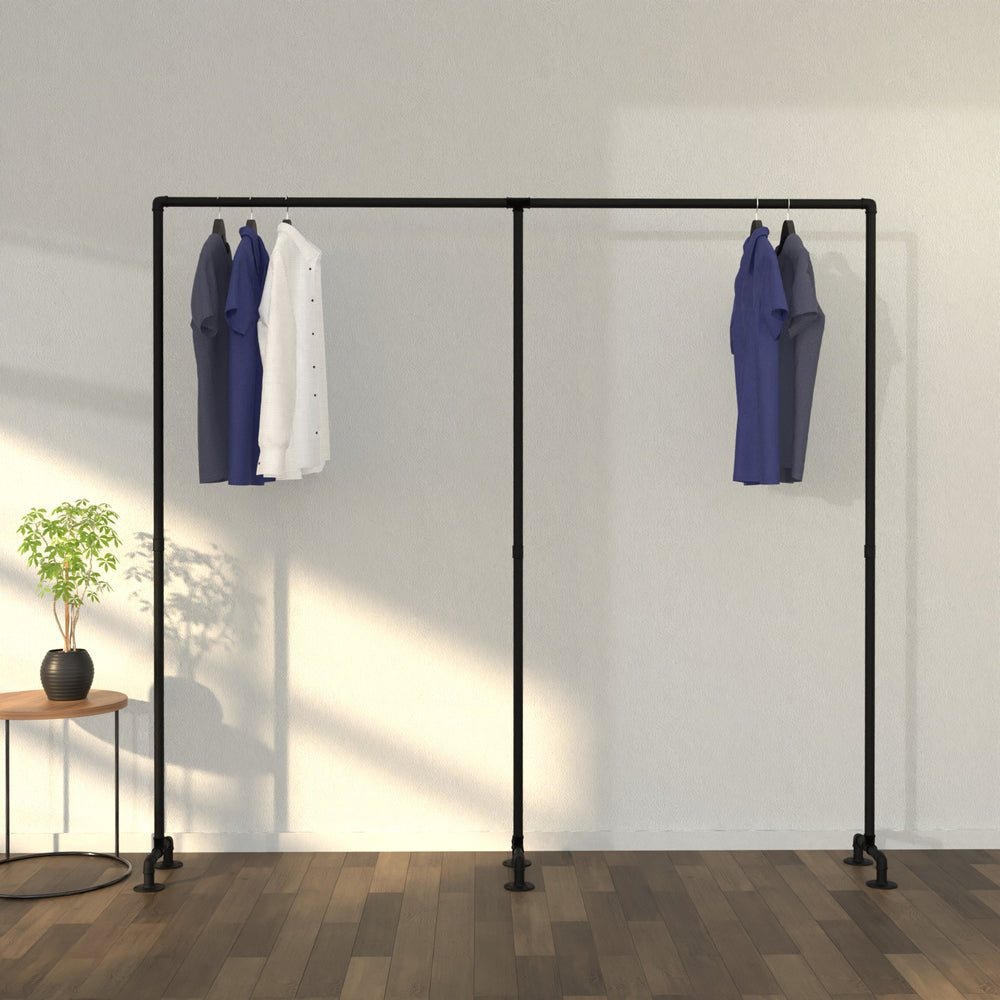 Stance free-standing clothes rail with a clean, modern design