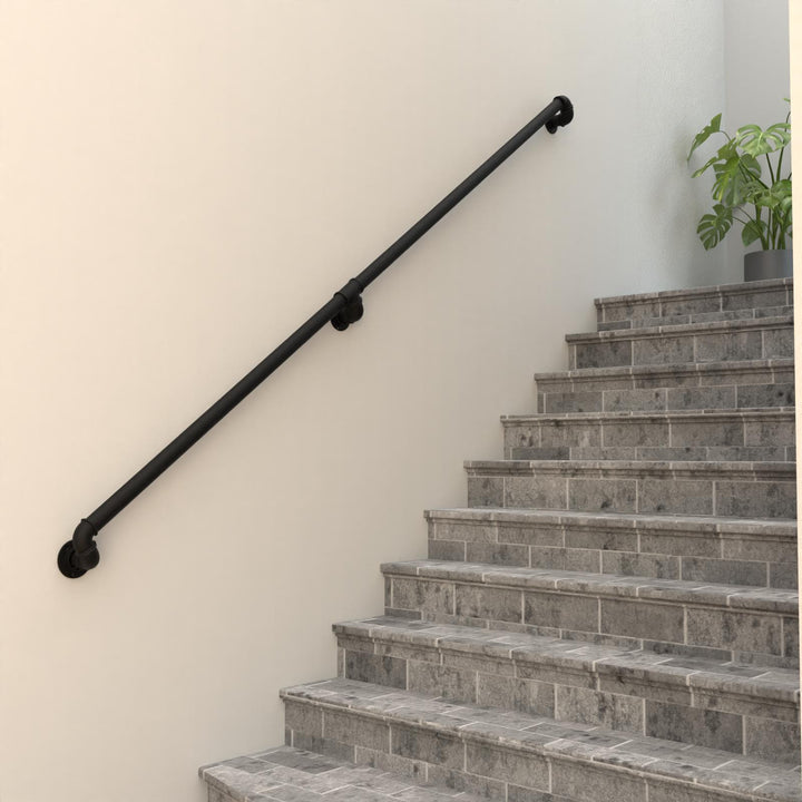 GripMate pipe handrail with brackets, combining safety and industrial design.