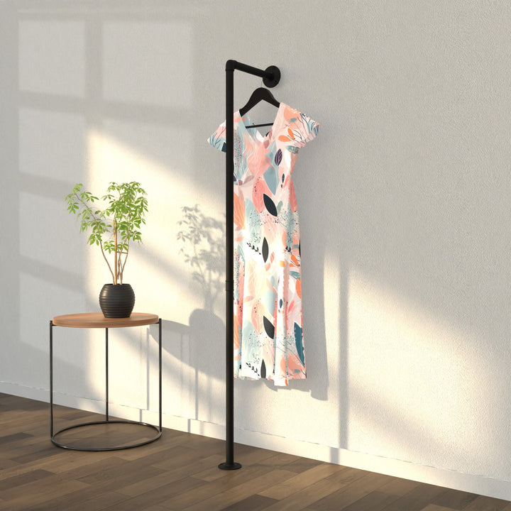 WallAnchor: The Robust Wall-Mounted Rack with Floor Support