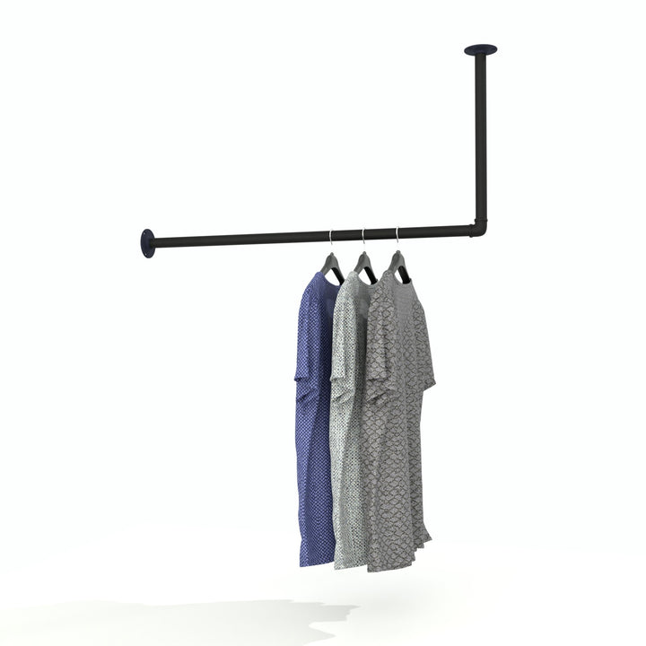 SkyNook corner ceiling-mounted rack, optimizing and elevating overhead corner spaces