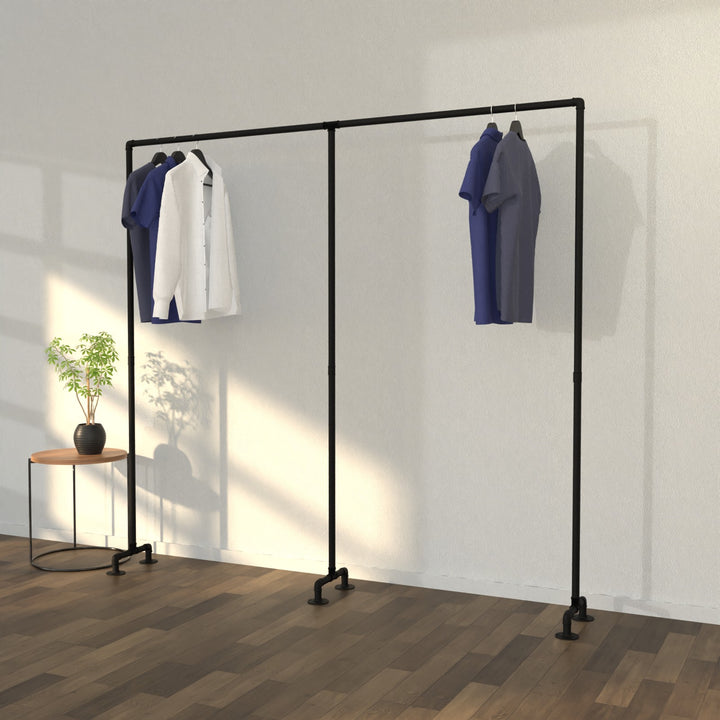 Stance free-standing clothes rail with a clean, modern design