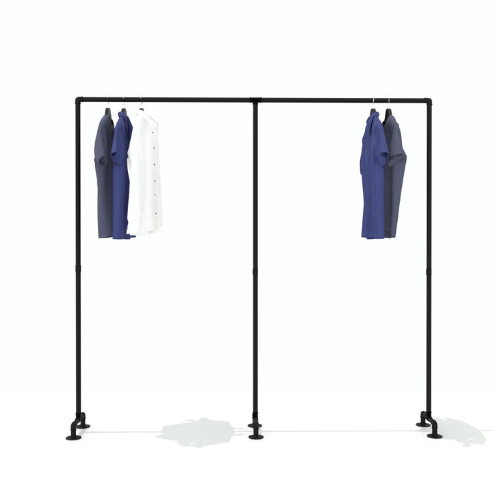 Stance free-standing clothes rail with a clean, modern design