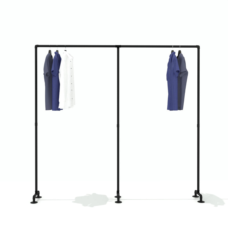 Stance free-standing clothes rail with a clean, modern design