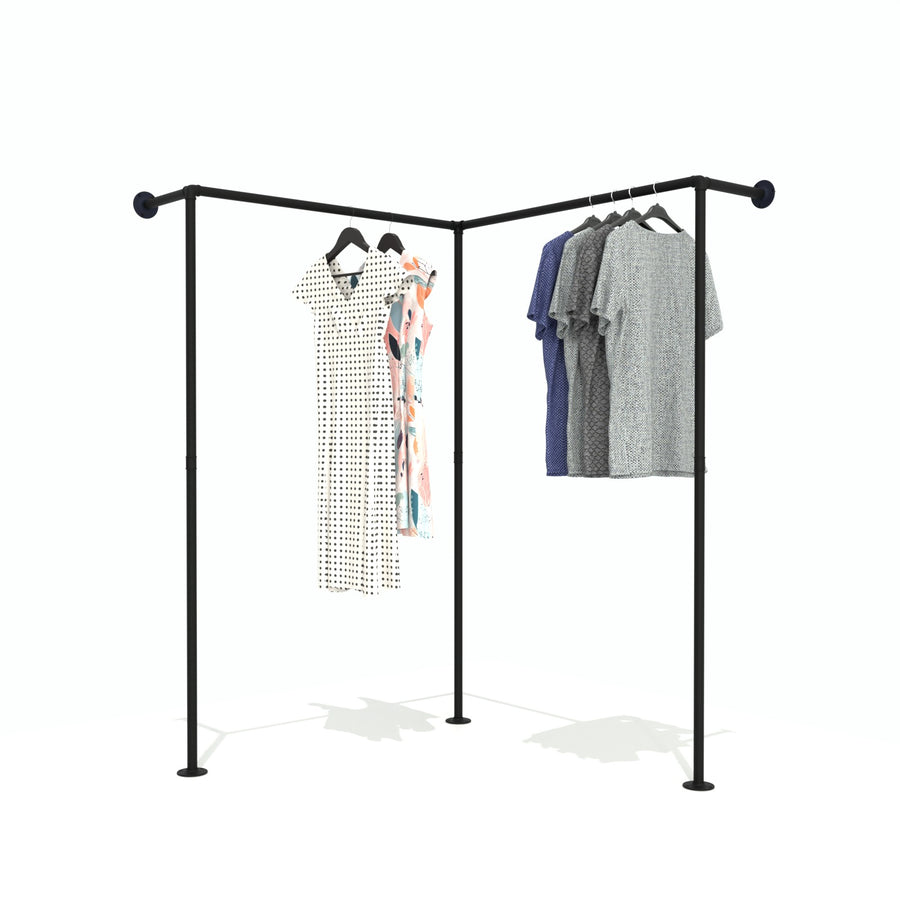 NookRise corner wall-mounted rack, optimizing and elevating corner spaces.