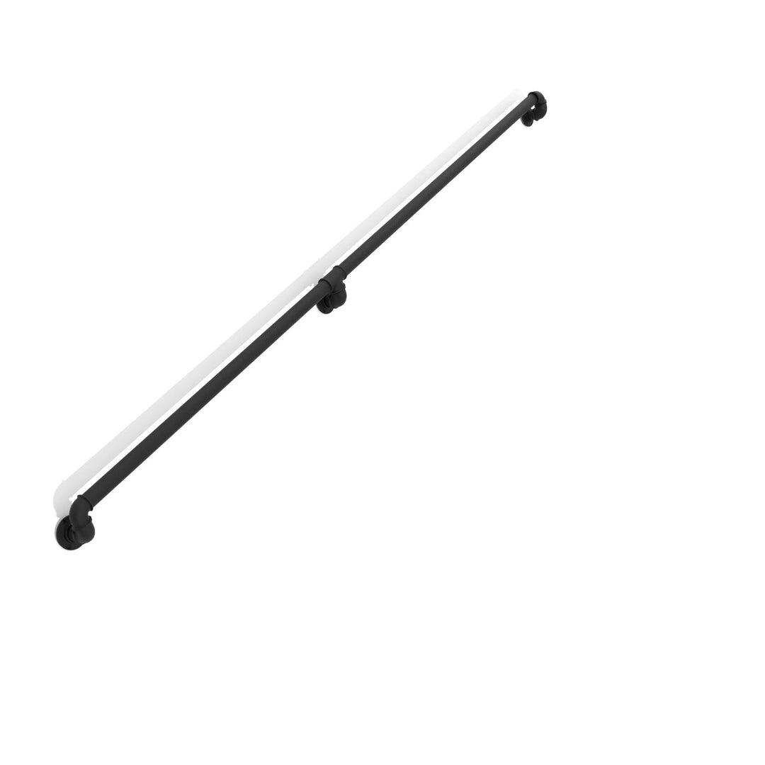 Handrail Pipe Rack GripMate Handrail - Industrial Pipe Design Reinforced with Brackets ...