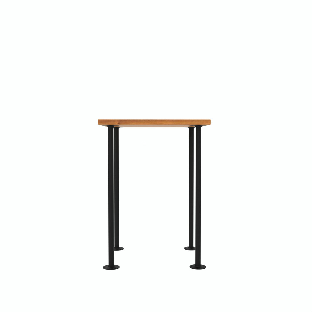 et of 4 PipePillars table legs crafted from sturdy pipes, showcasing industrial design.