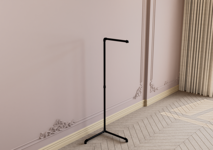Angled Freestanding Clothes Rack (D109)