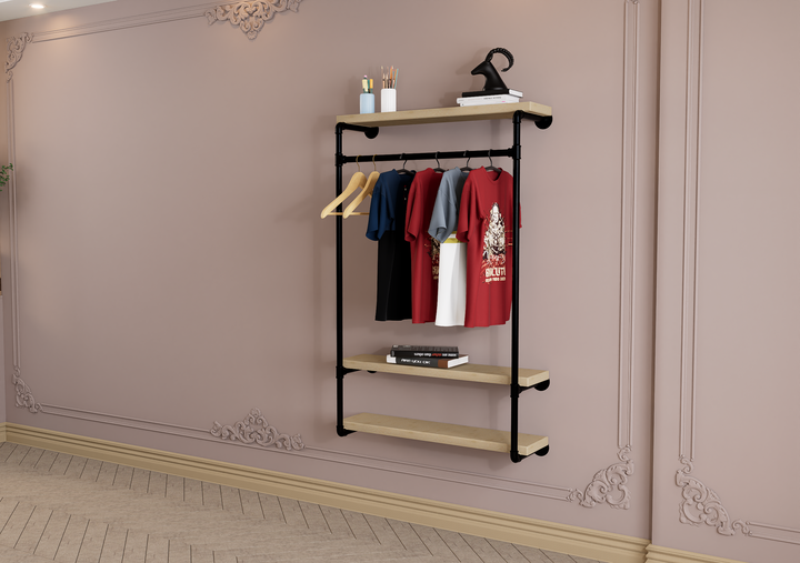 Wall Mounted Wardrobe Rack Frame (1082)