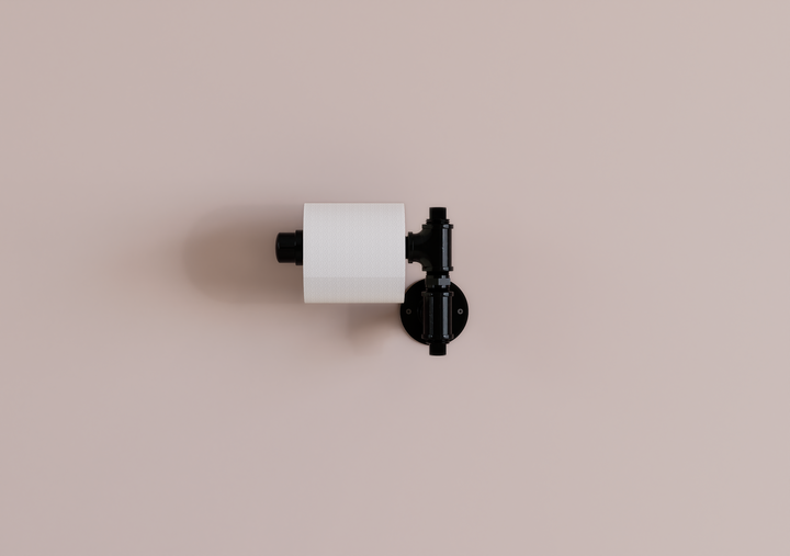 Industrial Pipe Single Toilet Paper Holder (D38)