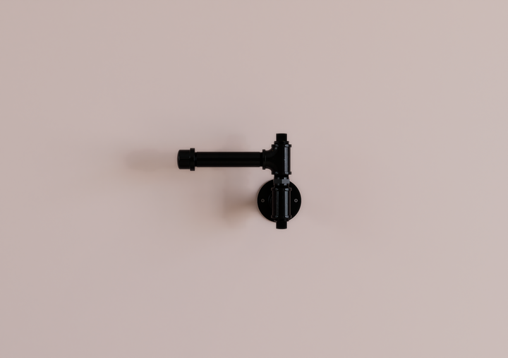 Industrial Pipe Single Toilet Paper Holder (D38)