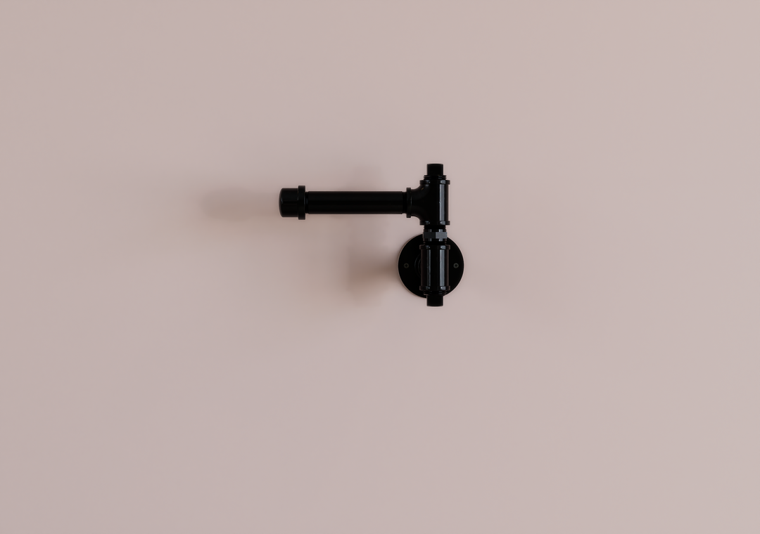 Industrial Single Pipe Toilet Paper Holder (D119)