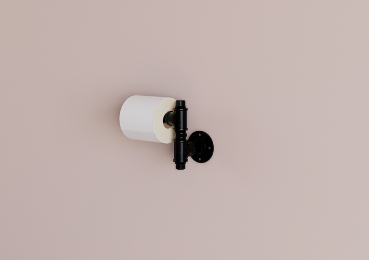 Industrial Pipe Single Toilet Paper Holder (D38)