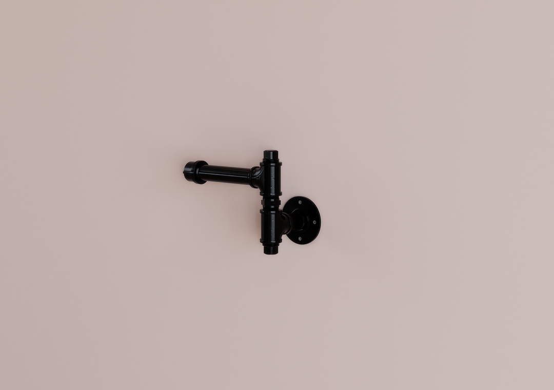 Industrial Pipe Single Toilet Paper Holder (D38)