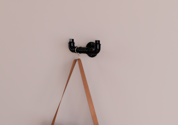 Rustic Dual Pipe Wall Hook (D123)