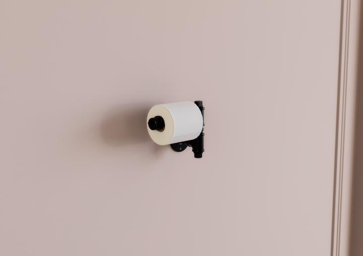 Industrial Pipe Single Toilet Paper Holder (D38)