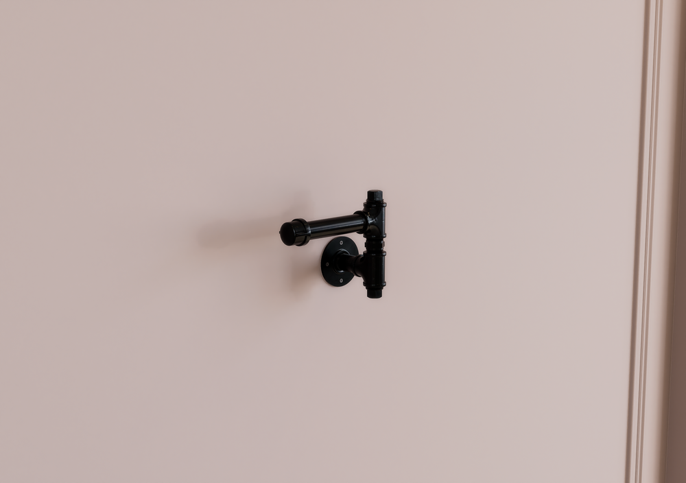 Industrial Pipe Single Toilet Paper Holder (D38)