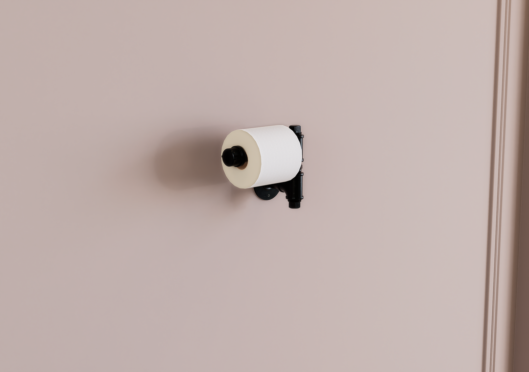 Industrial Single Pipe Toilet Paper Holder (D119)