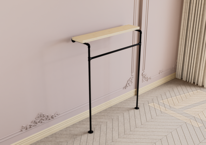 Curved Open-Front Garment Rail (D99)
