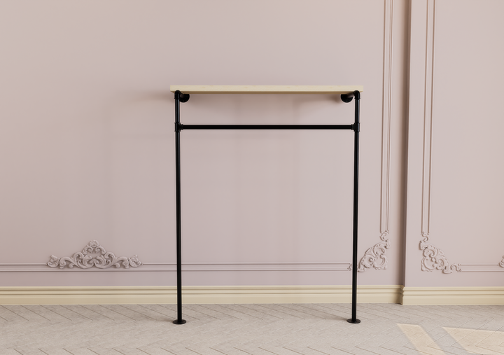 Curved Open-Front Garment Rail (D99)