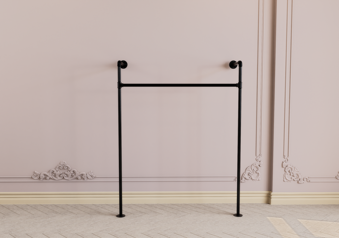 Curved Open-Front Garment Rail (D99)