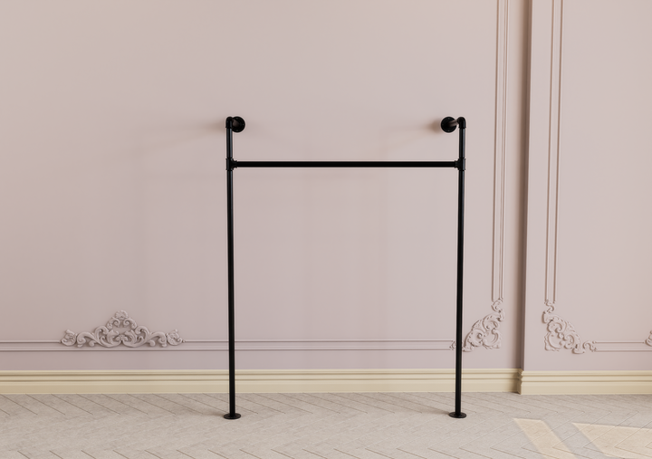 Curved Open-Front Garment Rail (D99)