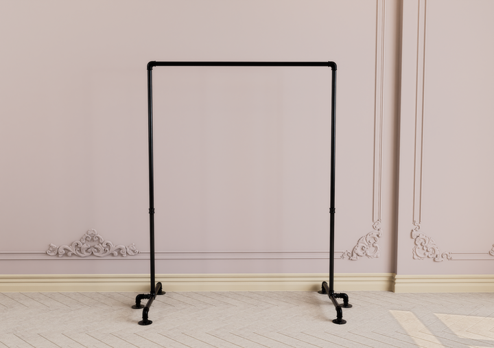 Industrial Freestanding Clothes Rack (D42)
