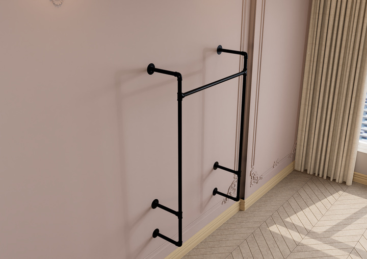 Wall Mounted Wardrobe Rack Frame (1082)