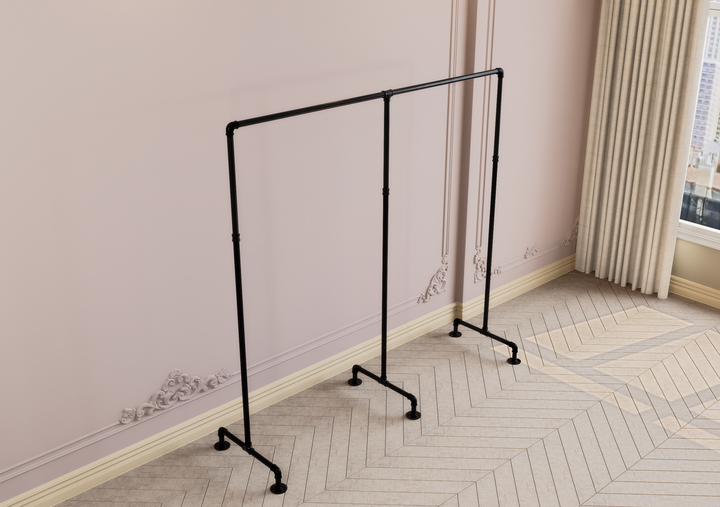 Double Garment Rack Freestanding (D124)