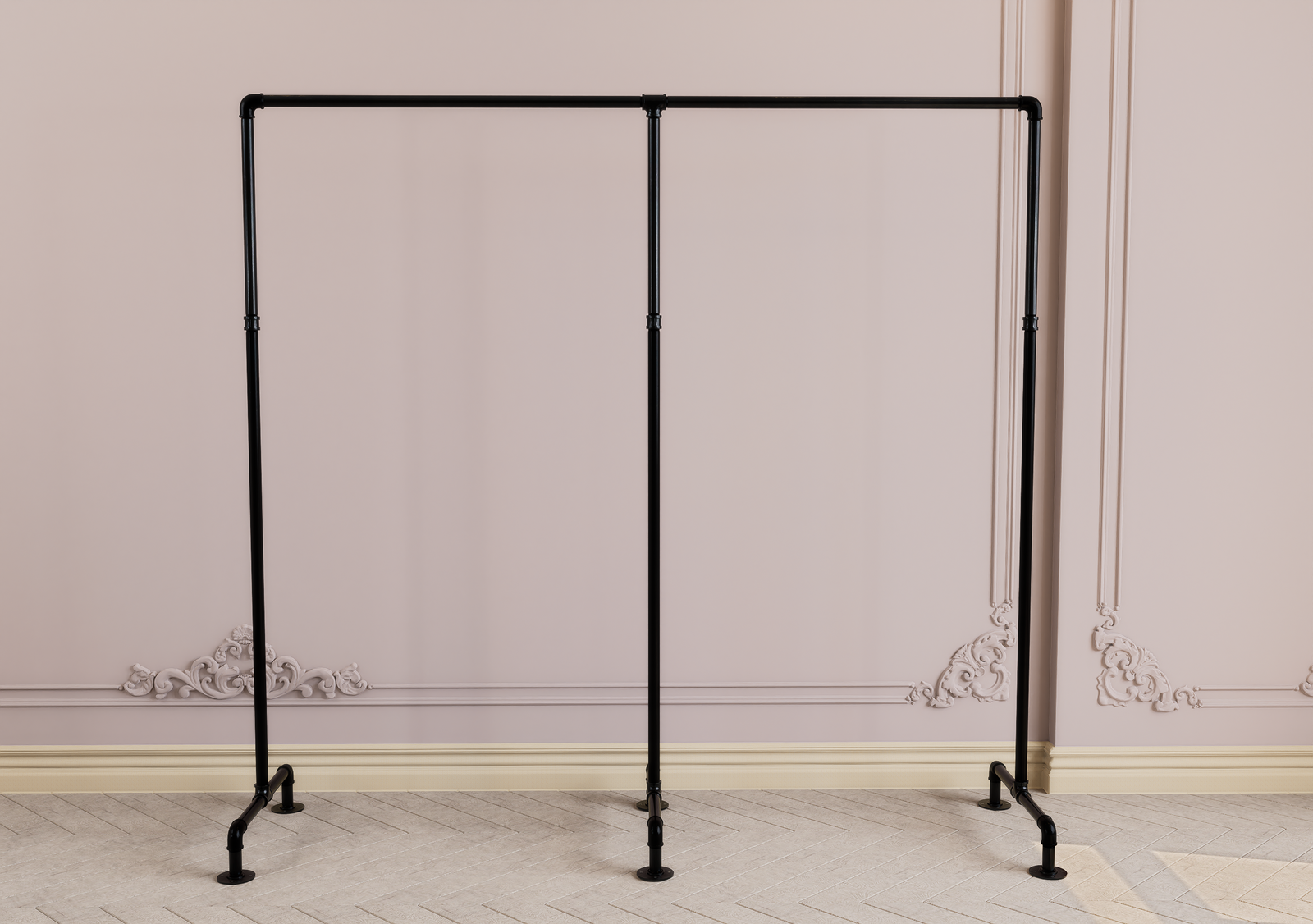 Double Garment Rack Freestanding (D124)