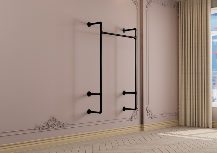 Wall Mounted Wardrobe Rack Frame (1082)
