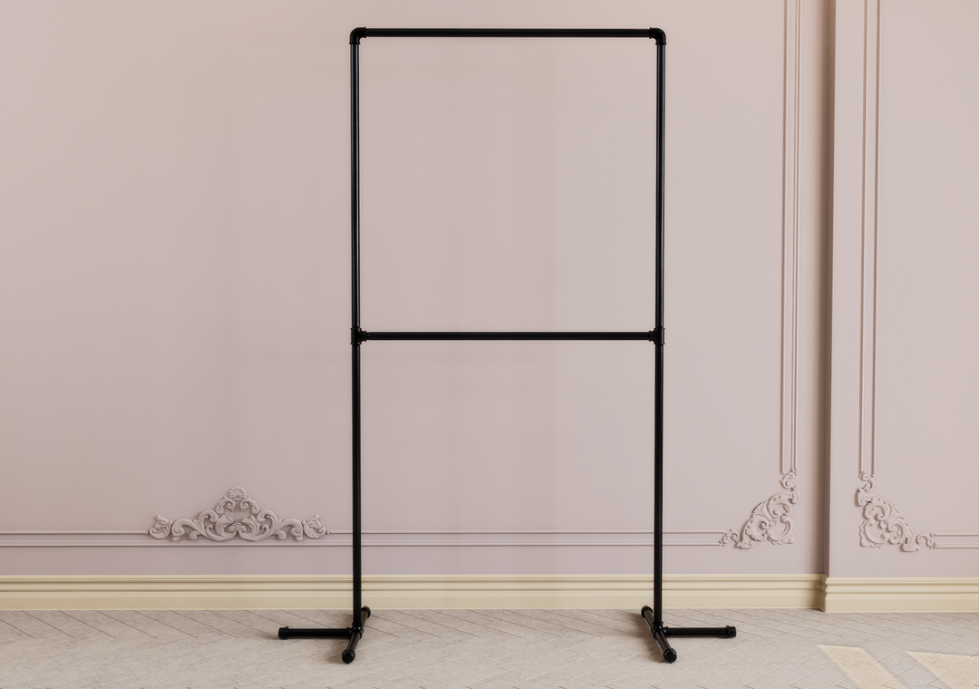 Vertical Double-Tier Clothes Rack (D126)