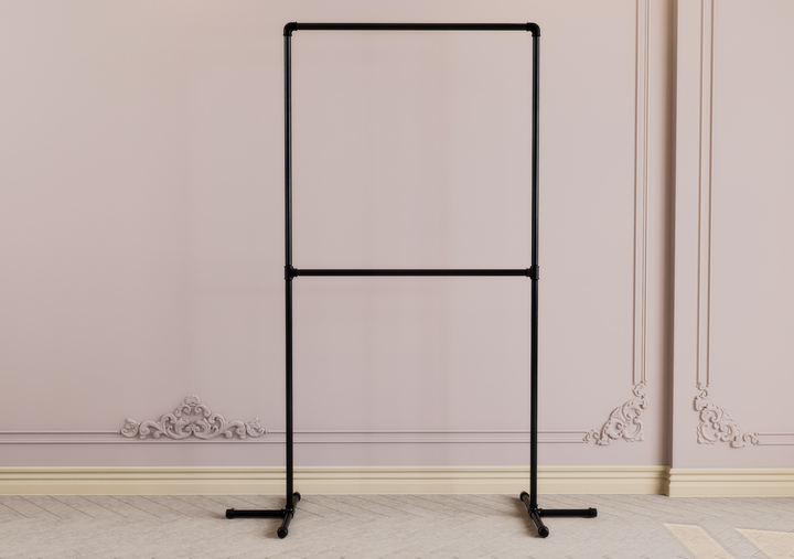Vertical Double-Tier Clothes Rack (D126)