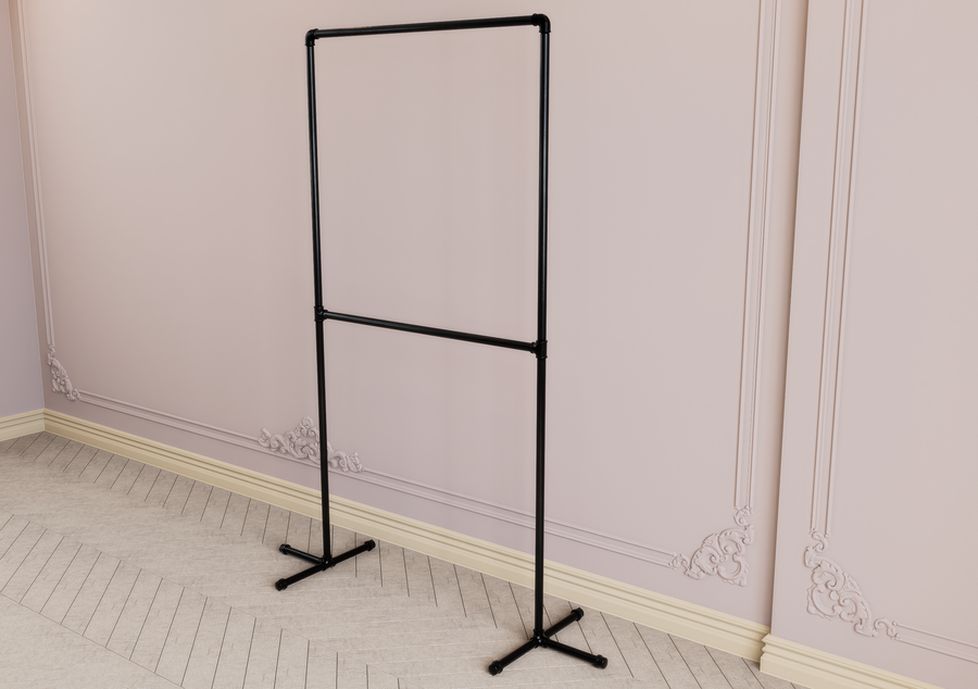 Vertical Double-Tier Clothes Rack (D126)