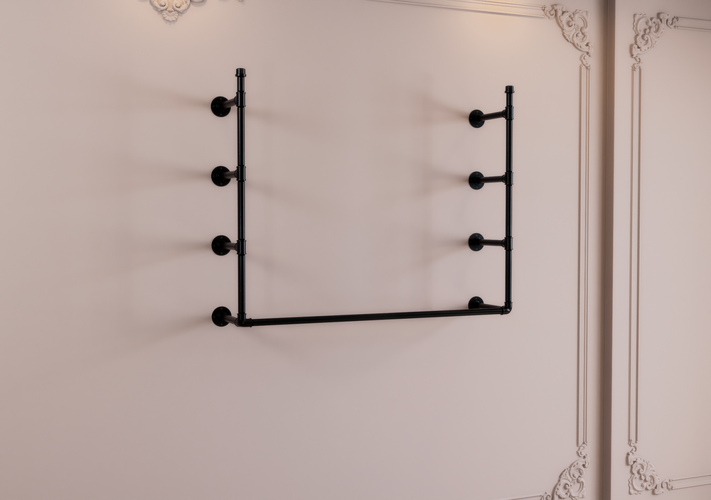 Minimalist Quad Shelf Bracket (D133)
