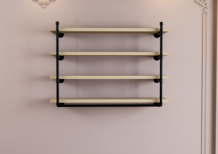 Minimalist Quad Shelf Bracket (D133)