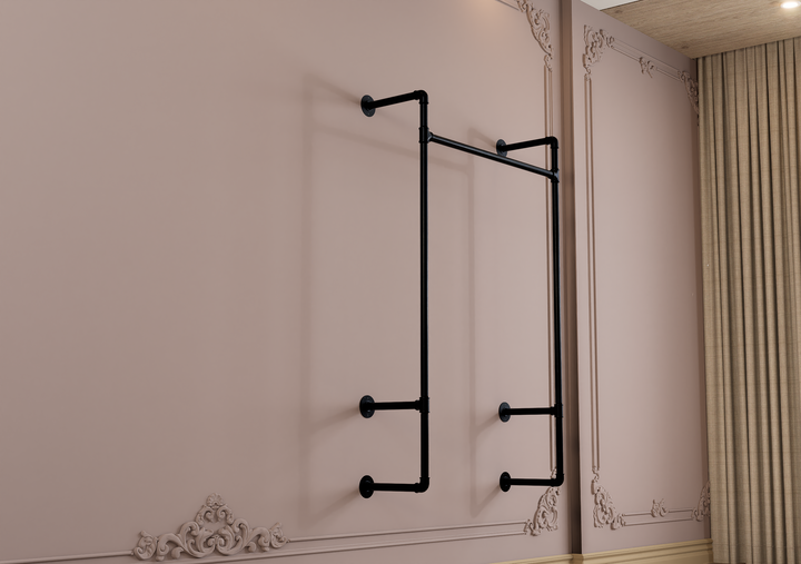 Wall Mounted Wardrobe Rack Frame (1082)