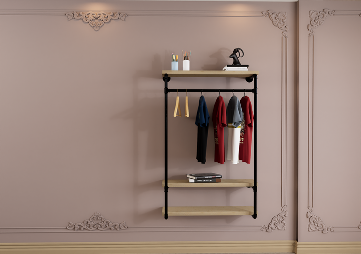 Wall Mounted Wardrobe Rack Frame (1082)