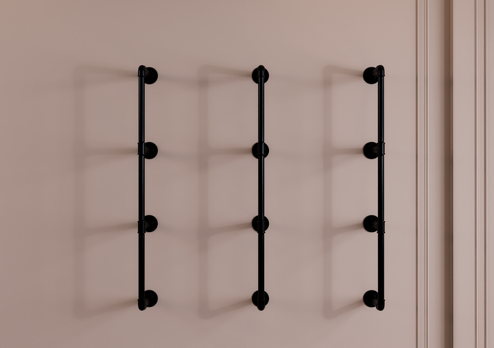 4-Tier Industrial Shelving Brackets Set of 3 (182)
