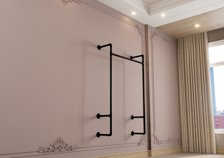 Wall Mounted Wardrobe Rack Frame (1082)