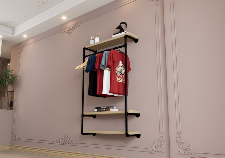 Wall Mounted Wardrobe Rack Frame (1082)
