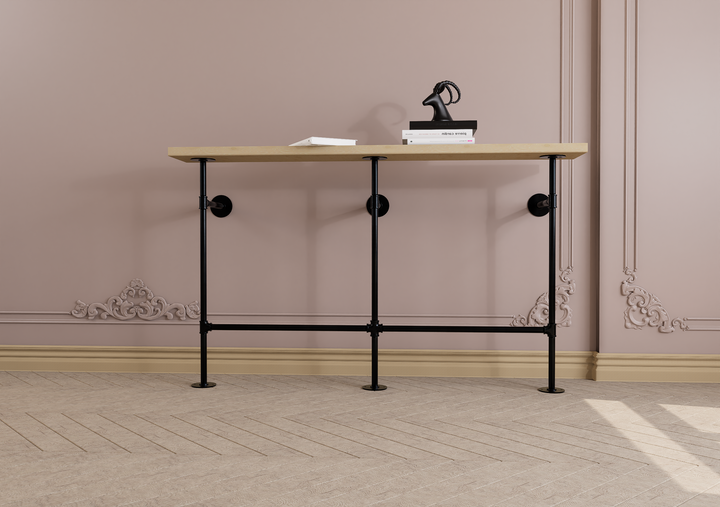 Slim Wall and Floor Mounted Hallway Table (329)