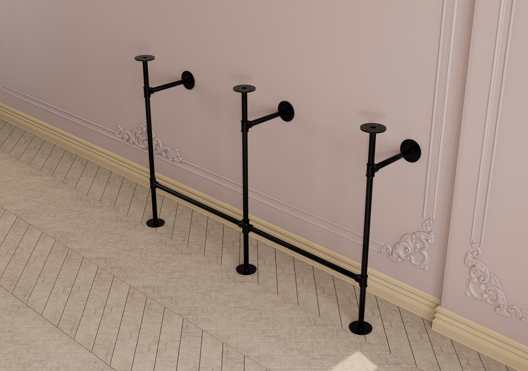 Slim Wall and Floor Mounted Hallway Table (329)