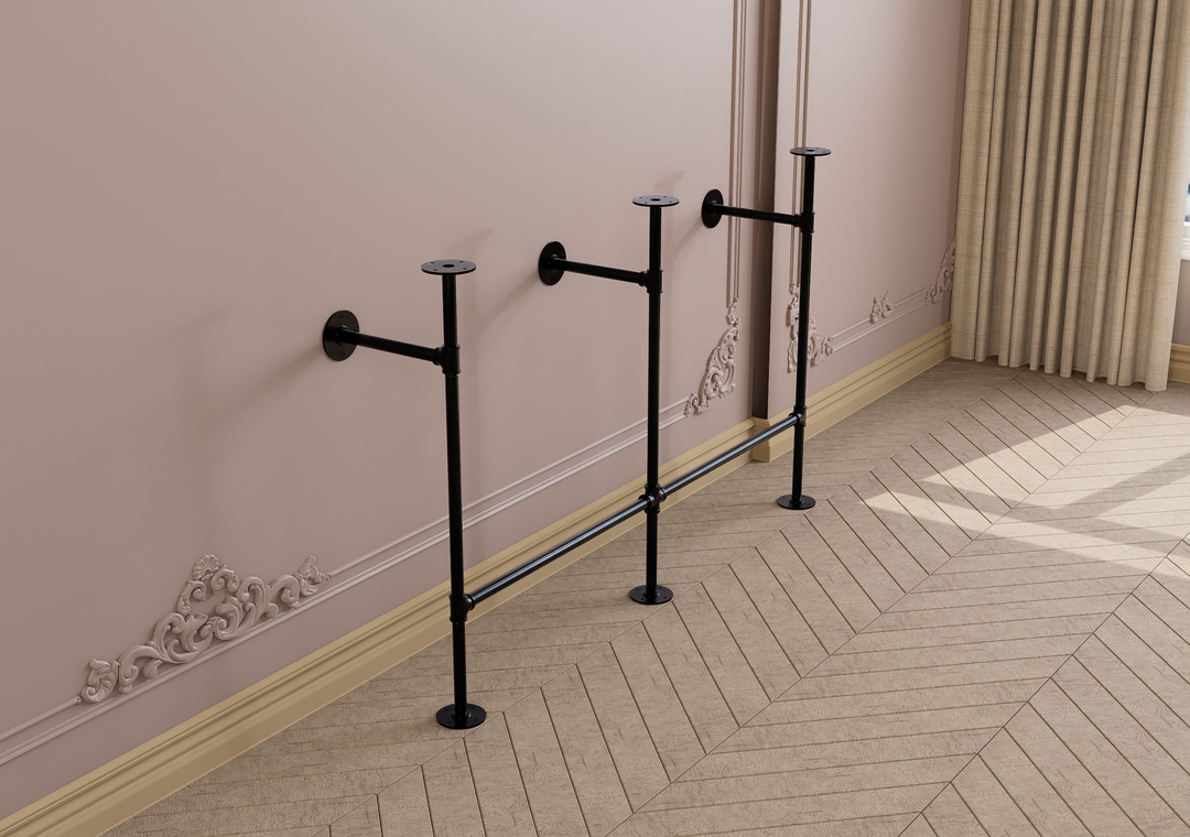 Slim Wall and Floor Mounted Hallway Table (329)