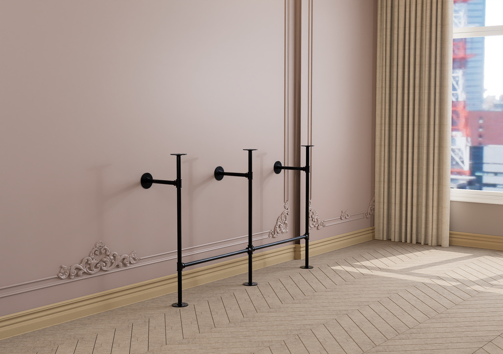 Slim Wall and Floor Mounted Hallway Table (329)