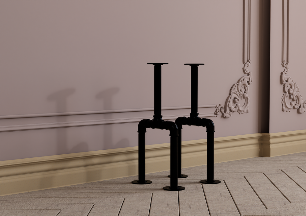 Upside Down Y Steel Table Legs Set of 2 (812)
