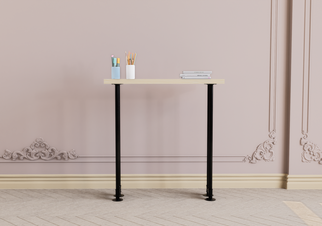 DIY Modern Black Iron Minimalist Base for Console (D120)