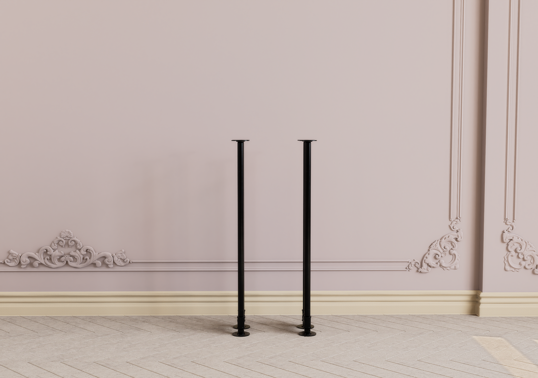 DIY Modern Black Iron Minimalist Base for Console (D120)