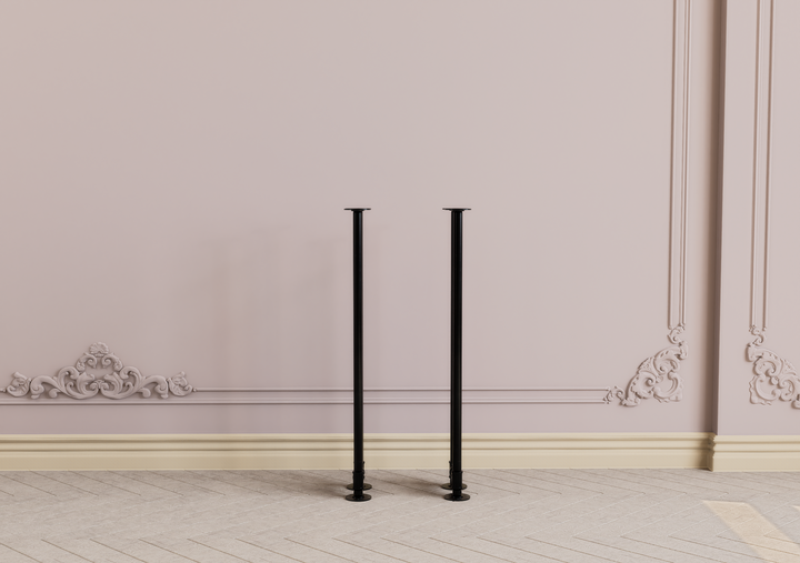 DIY Modern Black Iron Minimalist Base for Console (D120)